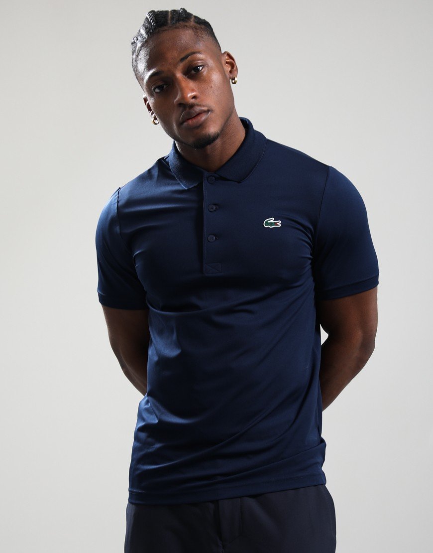 Lacoste Golf Polo Shirt Navy Blue Terraces Menswear