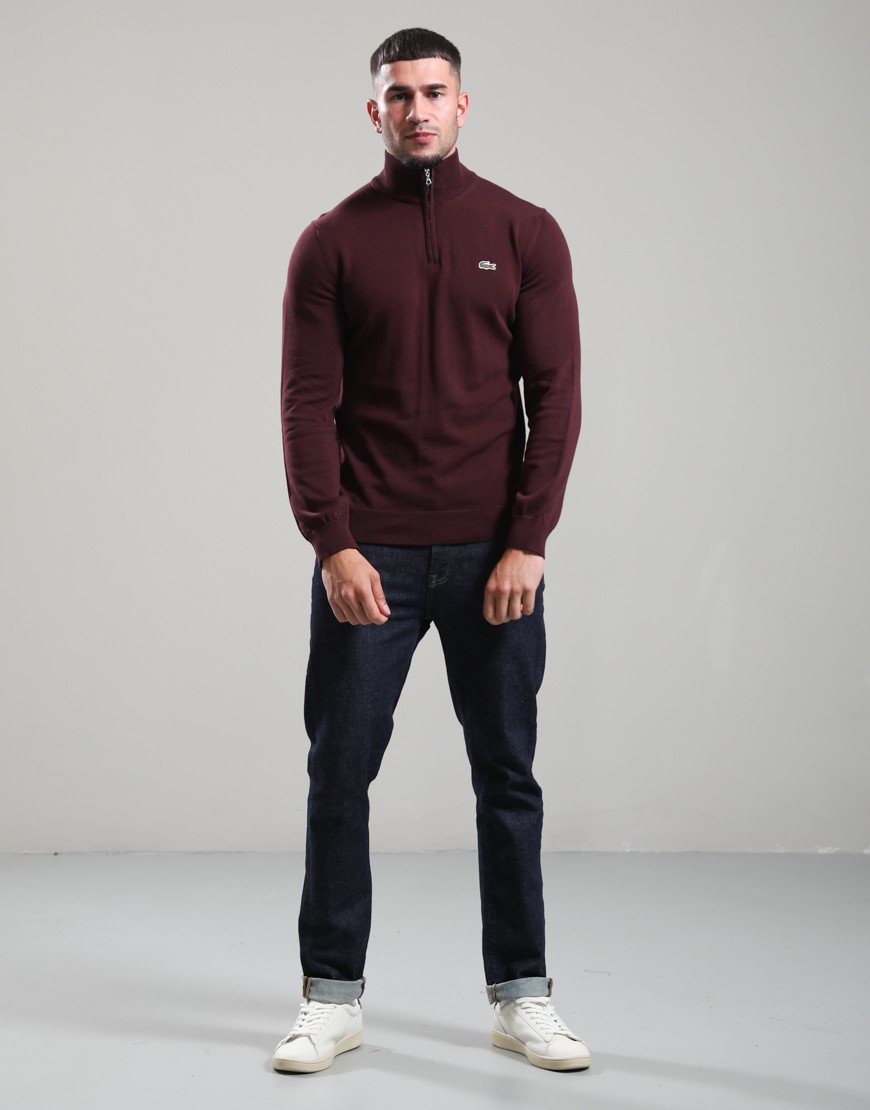 Lacoste Half Zip Knit Oxalis