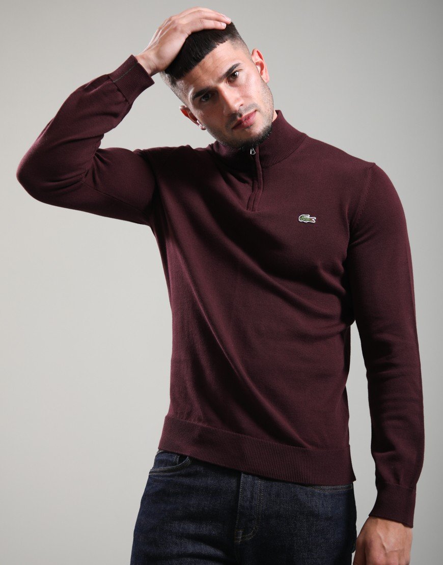Lacoste Half Zip Knit Oxalis