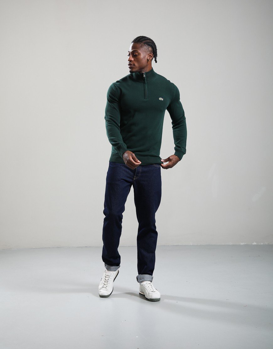 Lacoste Half Zip Knit Sinople