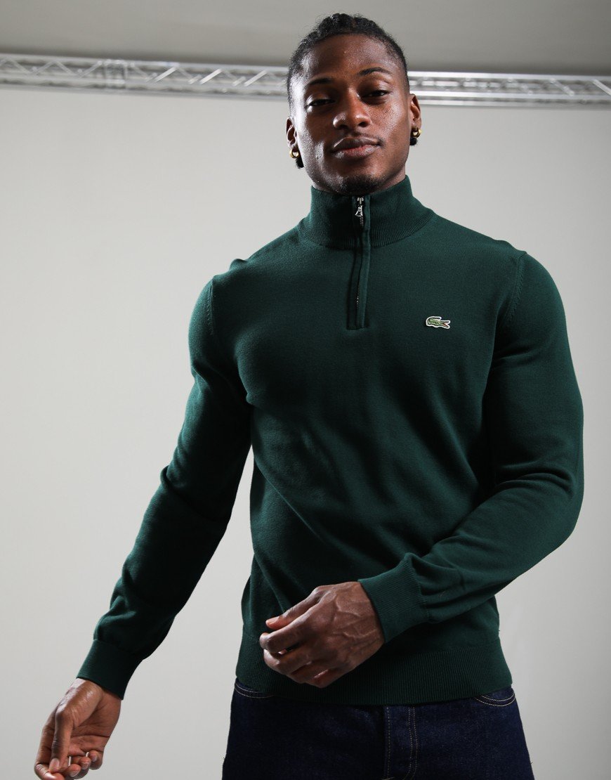 Lacoste Half Zip Knit Sinople