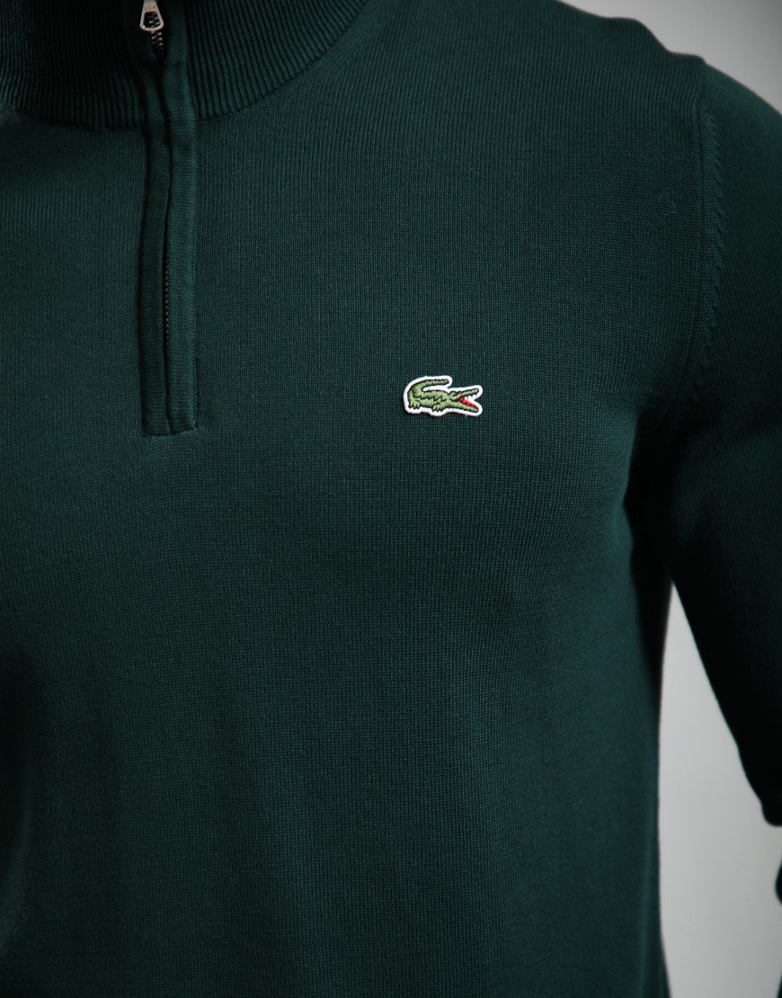 Lacoste Half Zip Knit Sinople