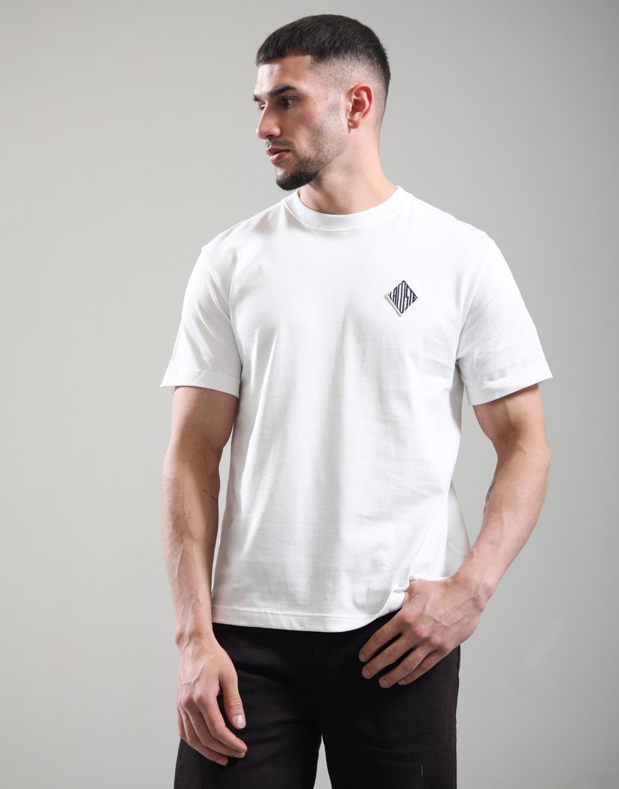 Lacoste Heavy Badge Accent T-Shirt Flour