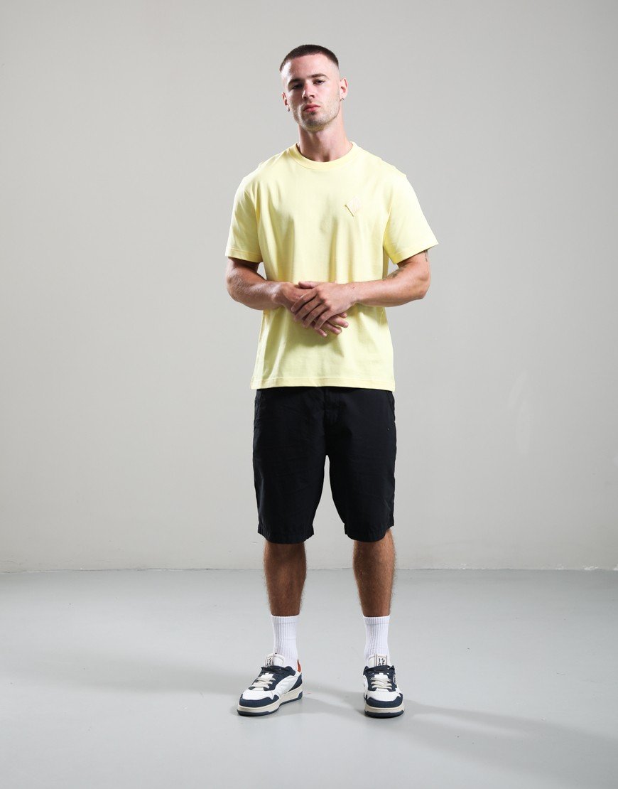 Lacoste Heavy Badge Accent T-Shirt Pastel Yellow