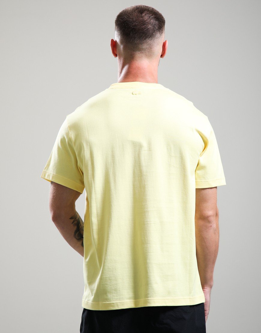 Lacoste Heavy Badge Accent T-Shirt Pastel Yellow