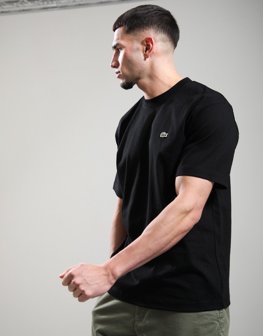 Lacoste Heavy Cotton Jersey T-Shirt Black