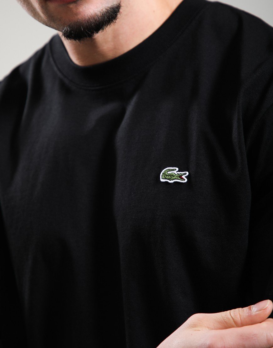 Lacoste Heavy Cotton Jersey T-Shirt Black