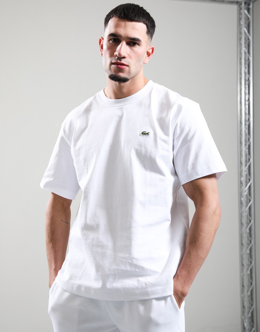 Lacoste Heavy Cotton Jersey T-Shirt White