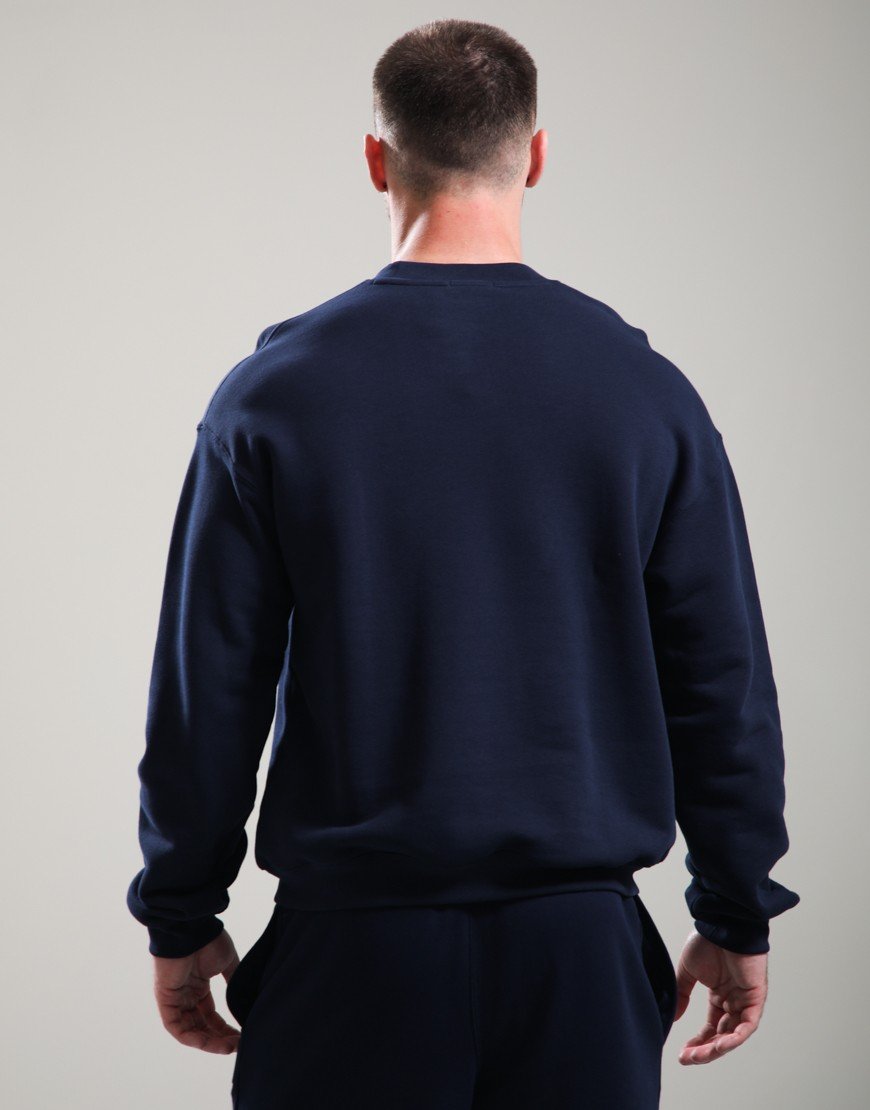 Lacoste Heavy Fleece Crew Sweat Navy