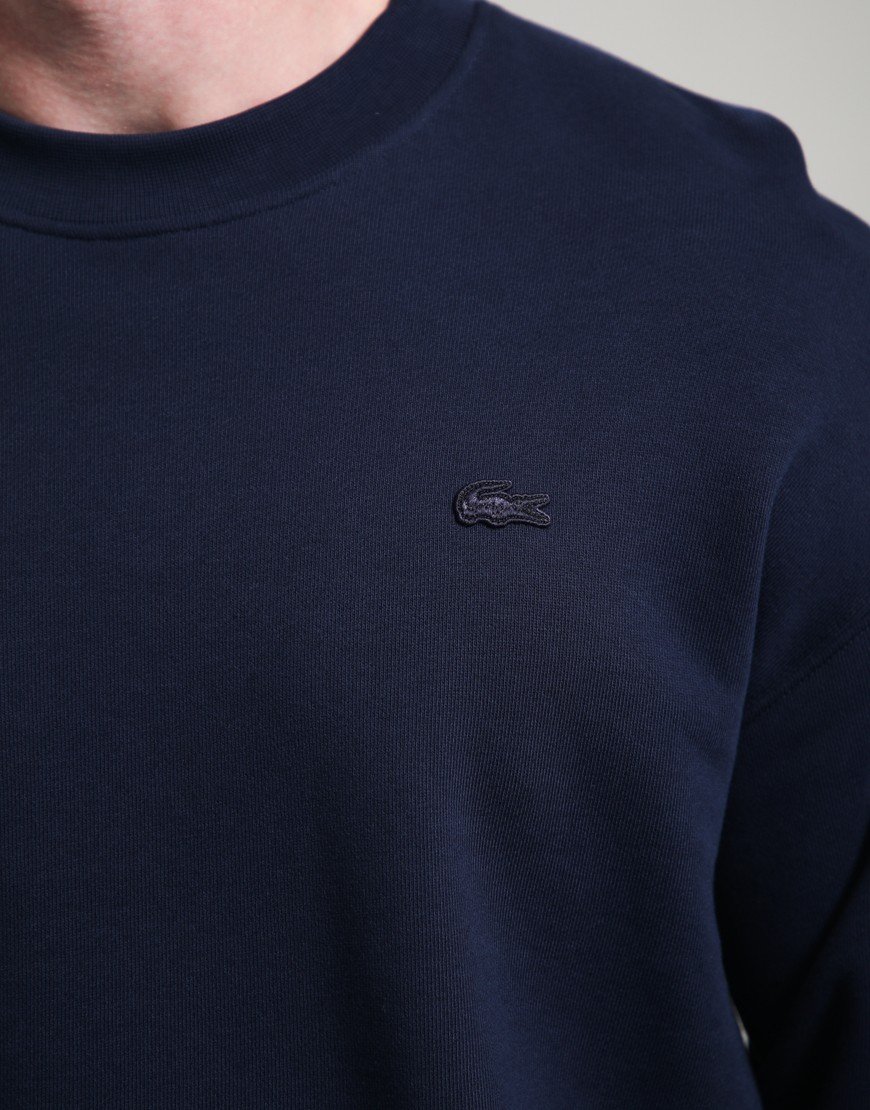Lacoste Heavy Fleece Crew Sweat Navy