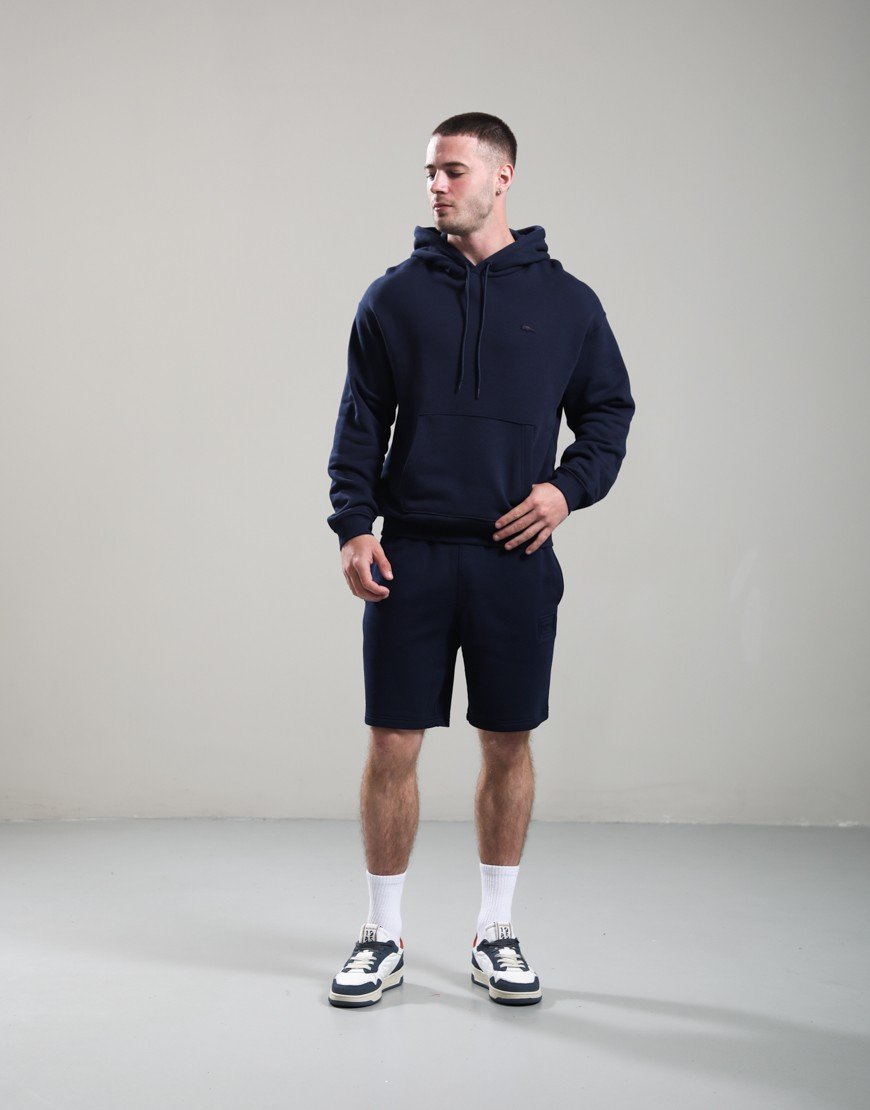 Lacoste Heavy Fleece Hoodie Navy