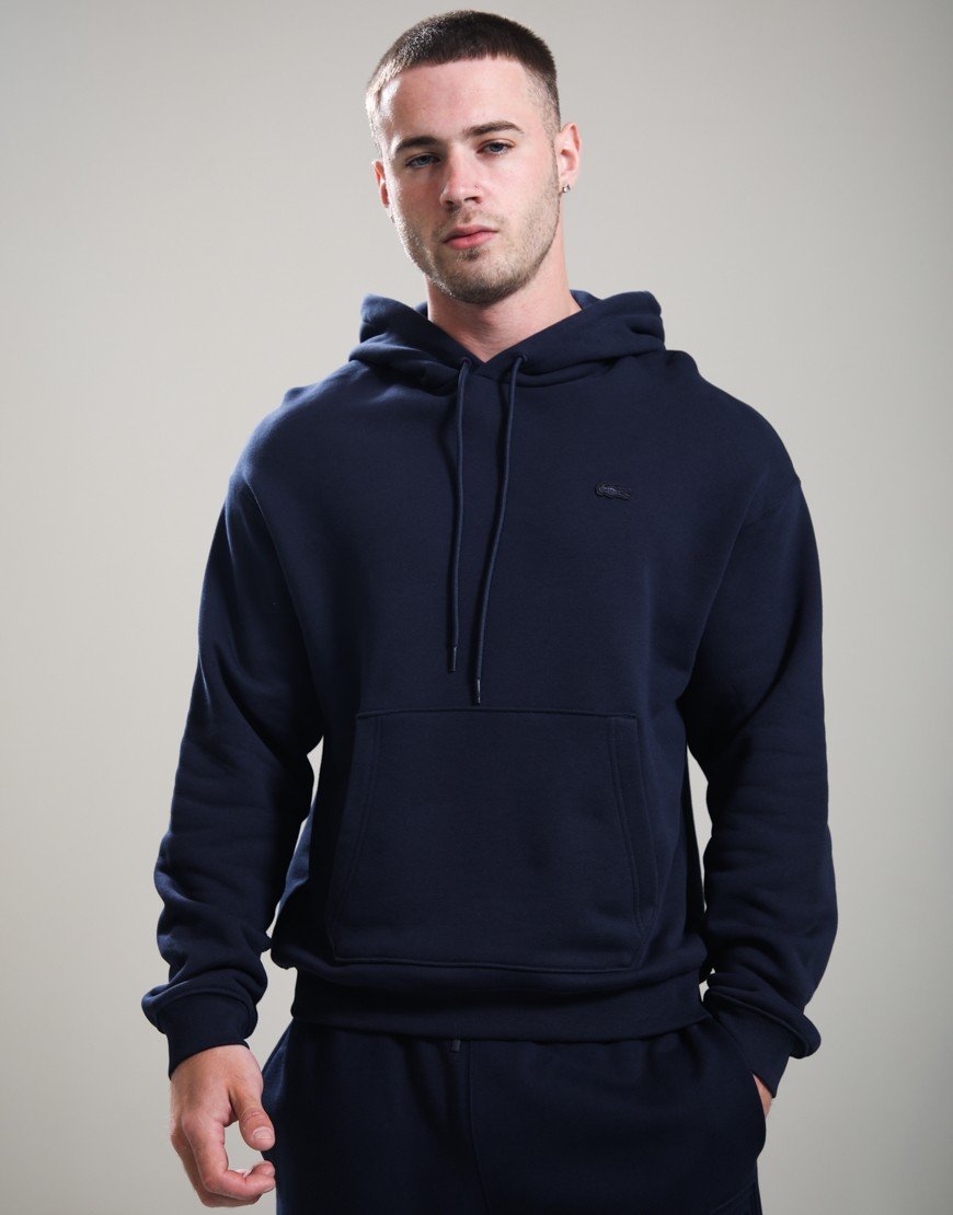 Lacoste Heavy Fleece Hoodie Navy