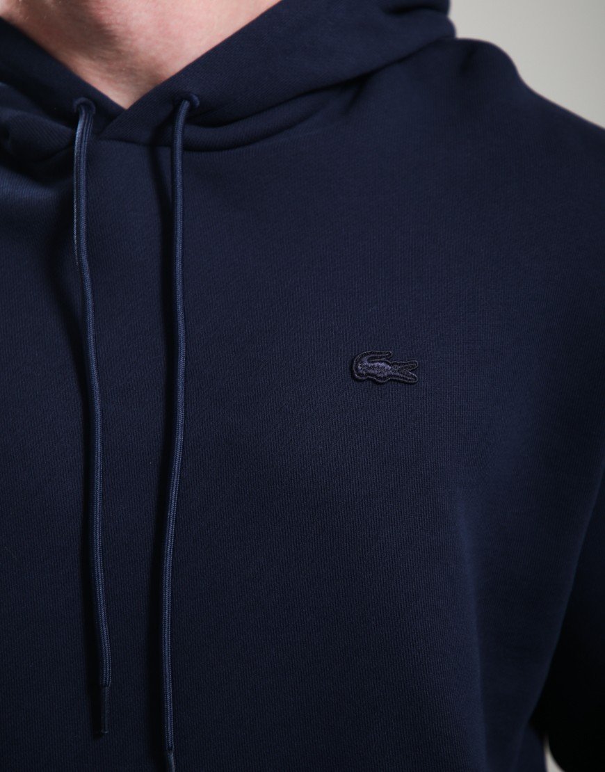 Lacoste Heavy Fleece Hoodie Navy