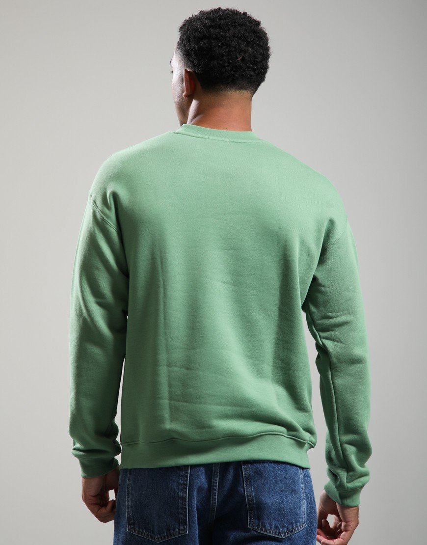 Lacoste Heavy Fleece Crew Sweat Lambs Lettuce