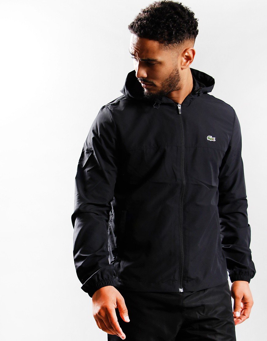 black lacoste coat