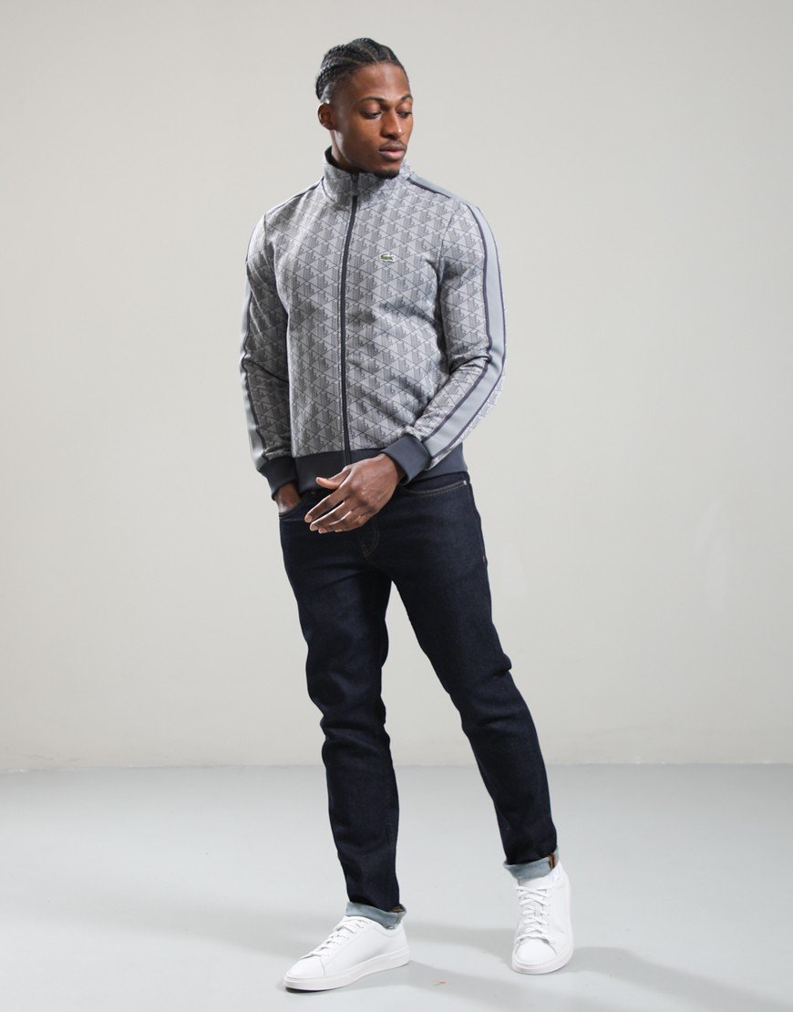Lacoste Jacquard Tracktop Calluna/Graphite
