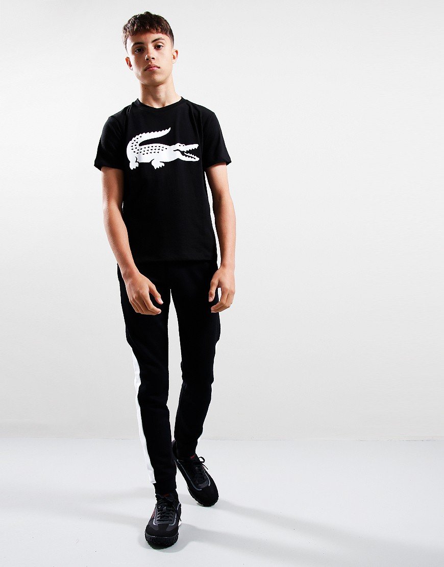 Lacoste Kids Croc T-Shirt Black/White