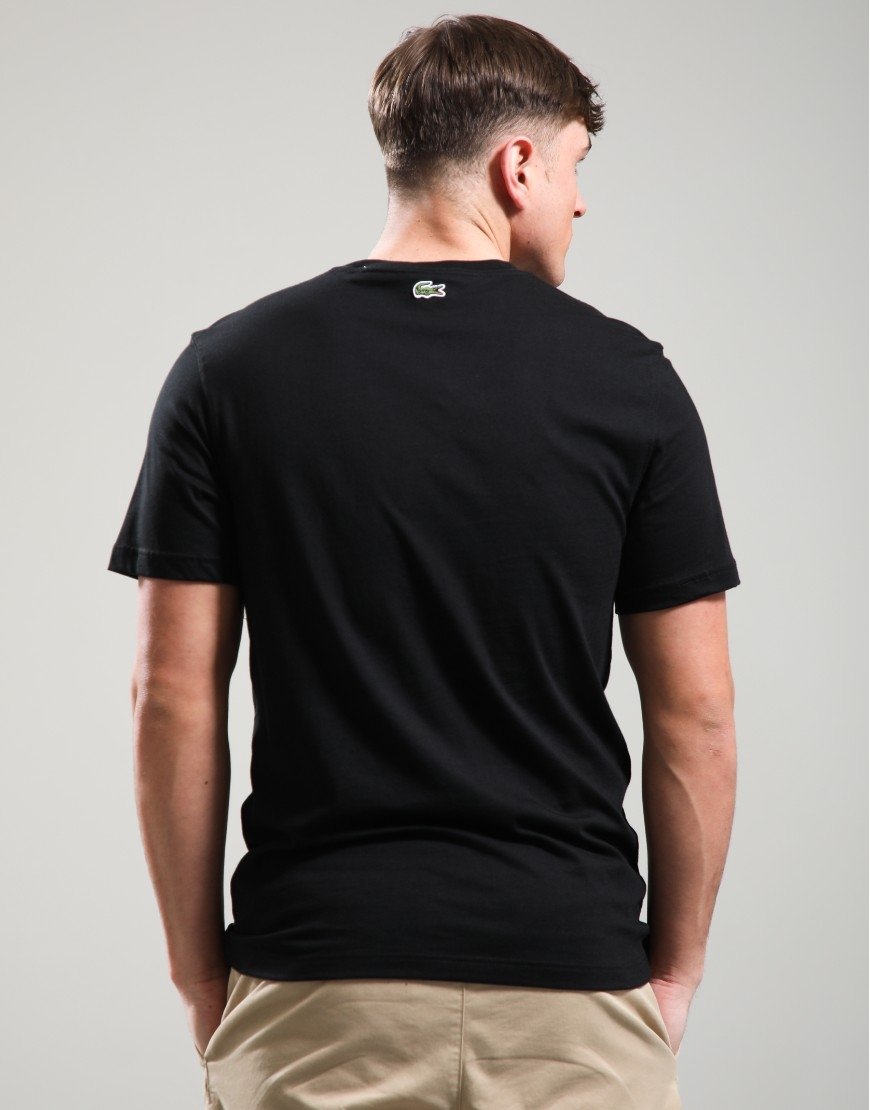 Lacoste Large Croc T-Shirt Black