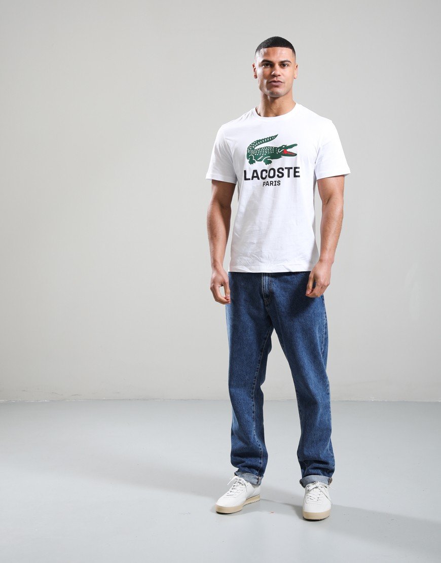 Lacoste Large Croc T-Shirt White