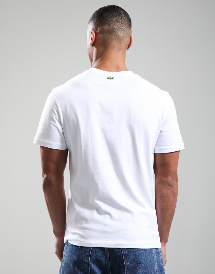 Lacoste Large Croc T-Shirt White