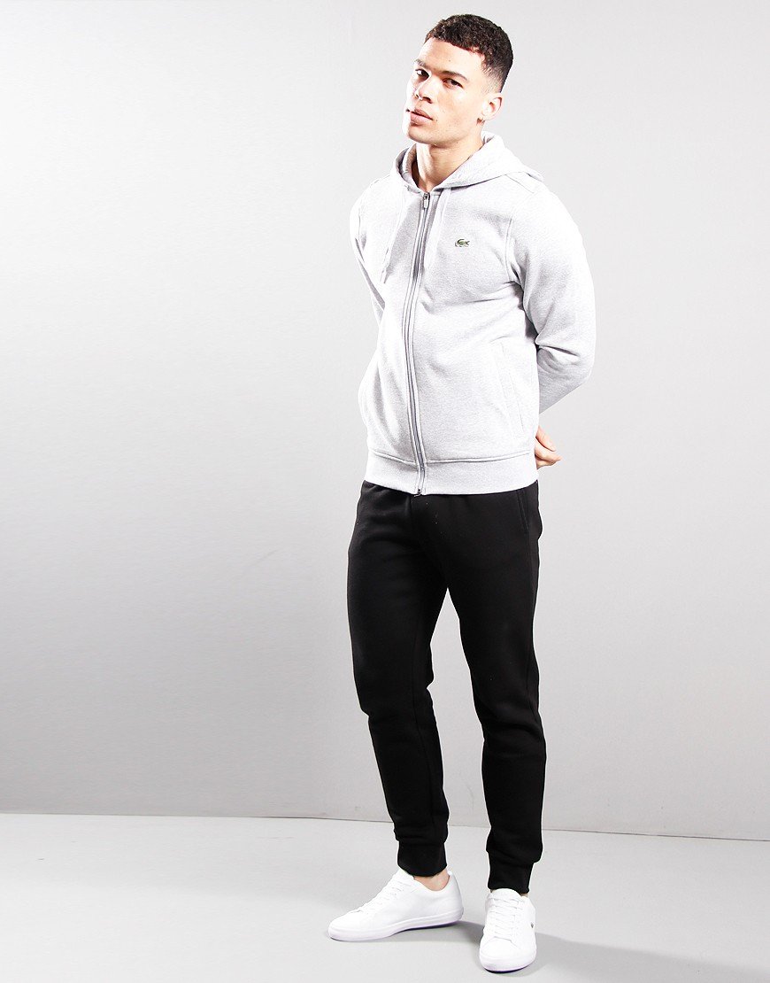 Lacoste SPORT LW Zip Hood Silver Chine