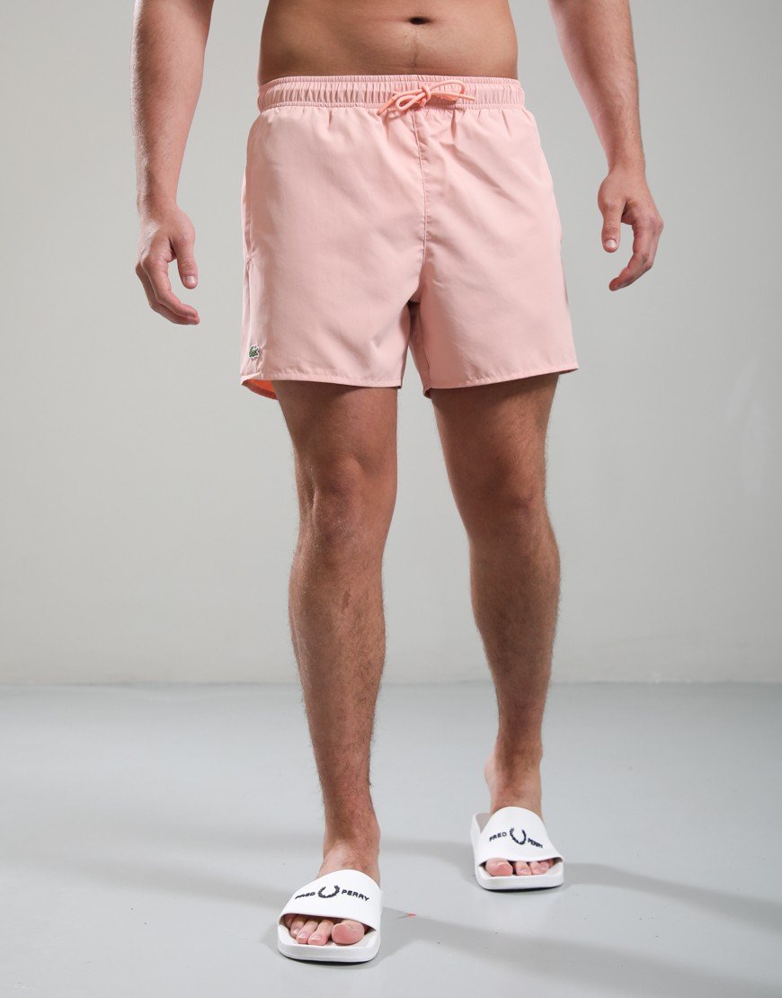 Lacoste Lightweight Swim Shorts Pink 3AD
