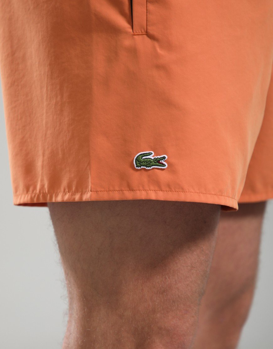 Lacoste Lightweight Swim Shorts Orange 3AX
