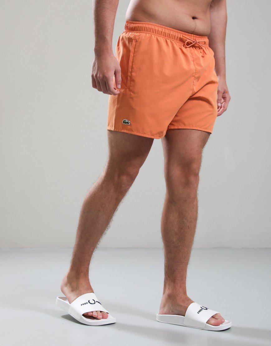 Lacoste Lightweight Swim Shorts Orange 3AX