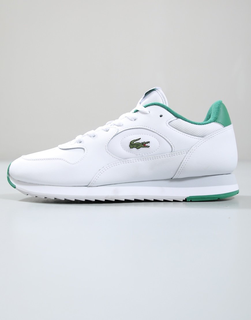 Lacoste Linetrack Trainers White/Green