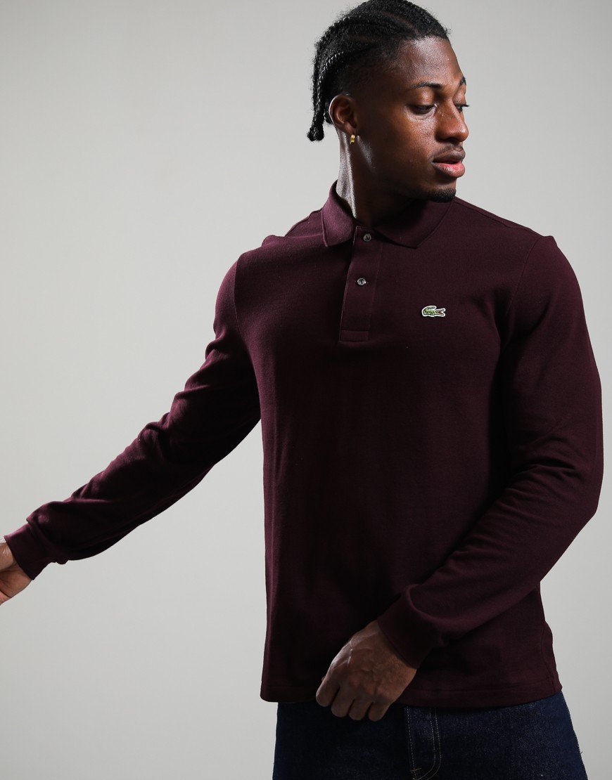 Lacoste Long Sleeve L1212 Polo Shirt Oxalis