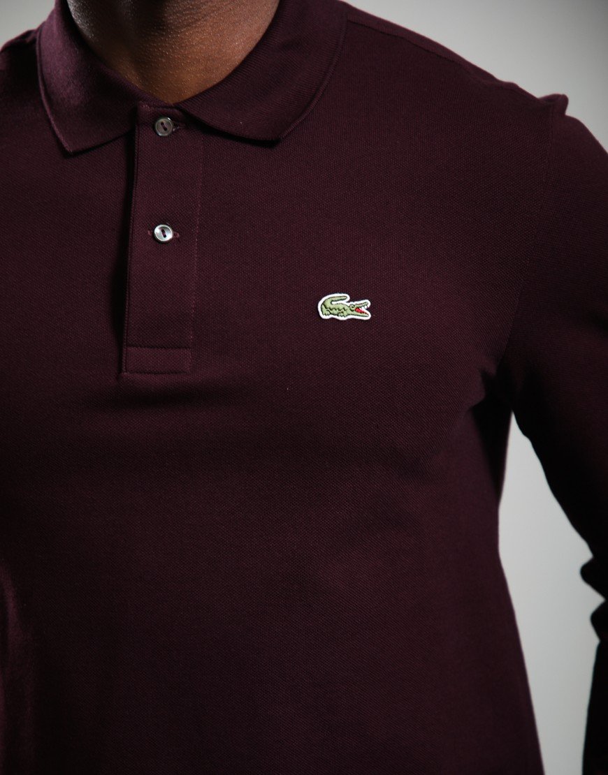 Lacoste Long Sleeve L1212 Polo Shirt Oxalis