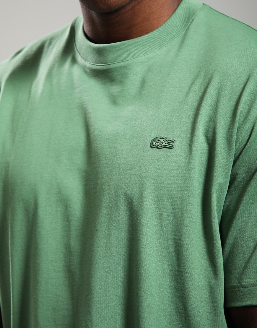 Lacoste Loose Heavy Jersey T-Shirt Lamb Lettuce