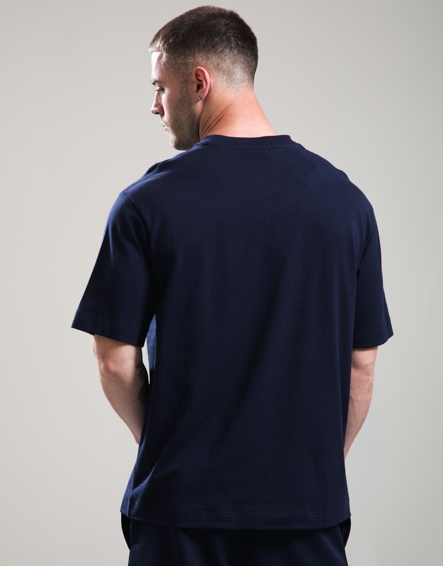 Lacoste Loose Heavy Jersey T-Shirt Navy