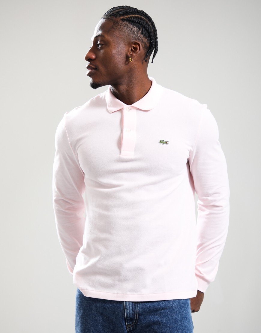 Lacoste Best Long Sleeve Polo Shirt Flamingo