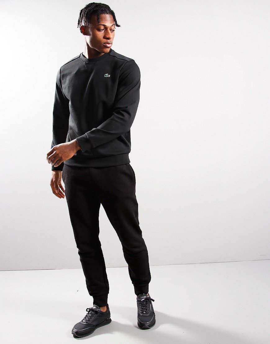Lacoste Mesh Panel Sweat Black