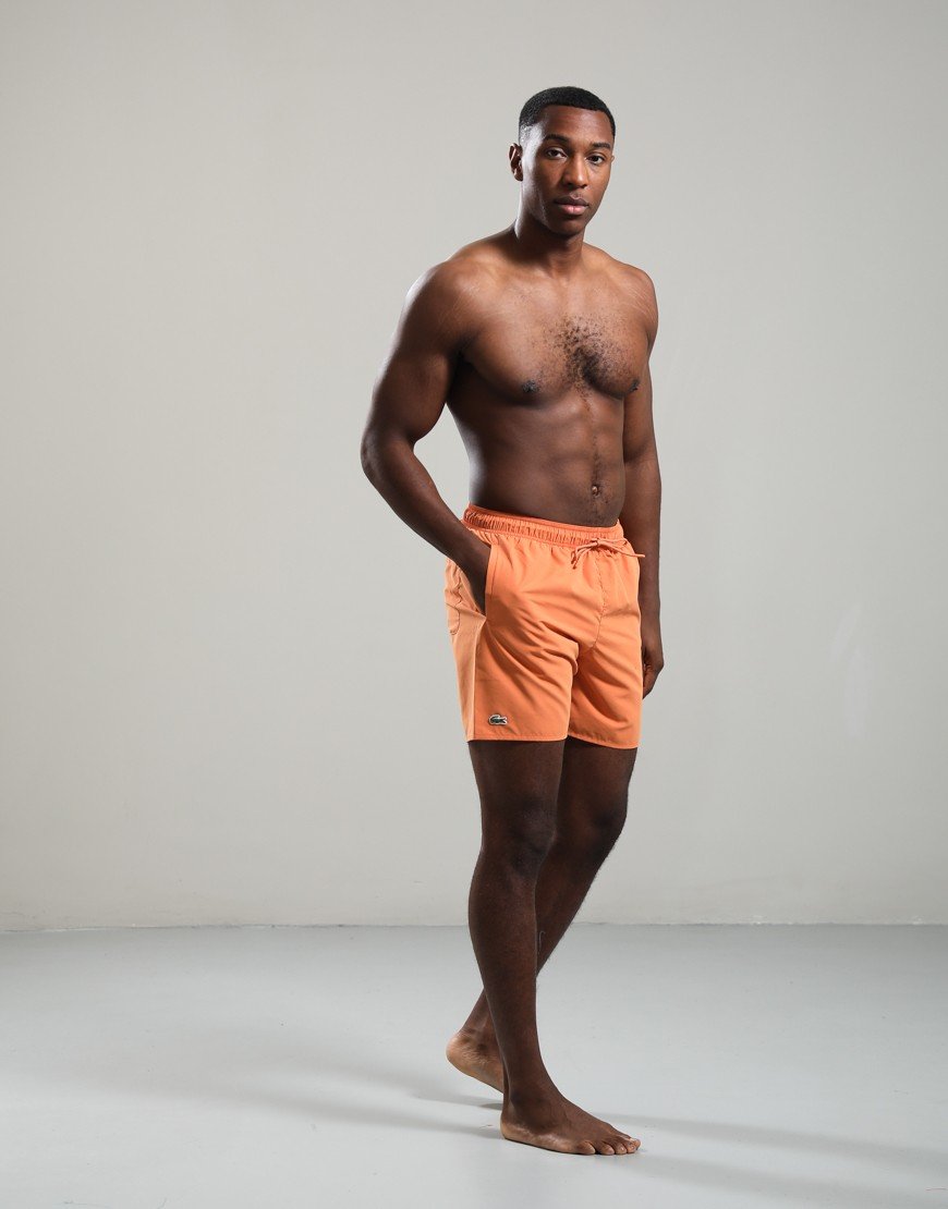 Lacoste Mid Monochrome Swim Shorts Blossom/Green