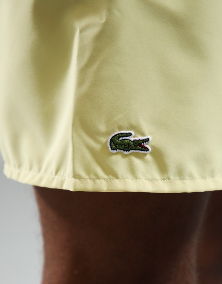 Lacoste Mid Monochrome Swim Shorts Yellow/Green