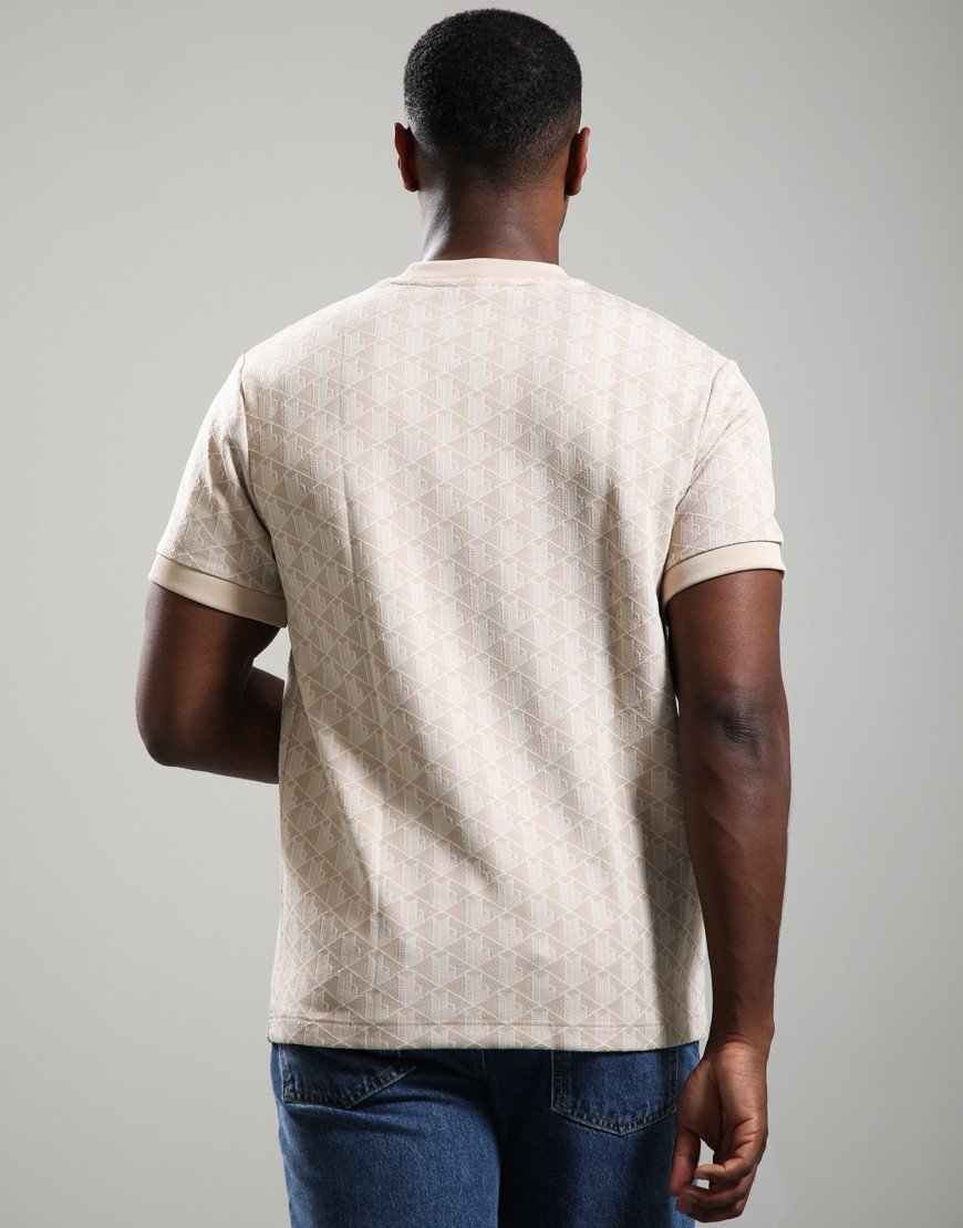 Lacoste Monogram Jacquard T-Shirt Lionne/Flour