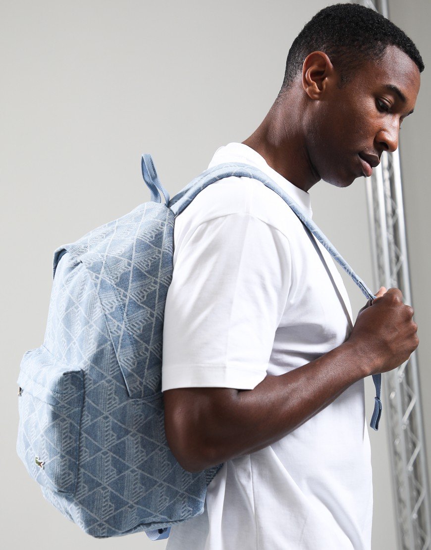 Lacoste Neocroc Jacquard Backpack Tradewinds