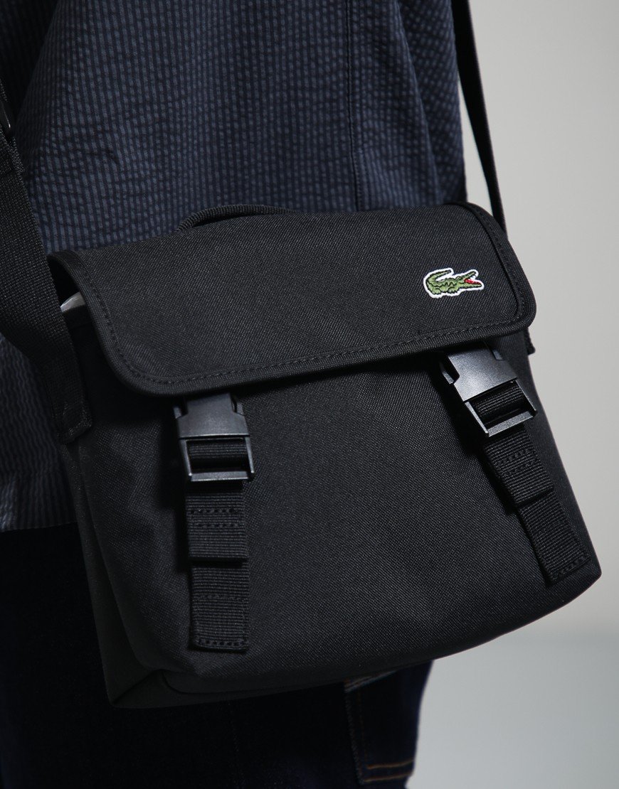Lacoste Neocroc Messenger Bag Noir