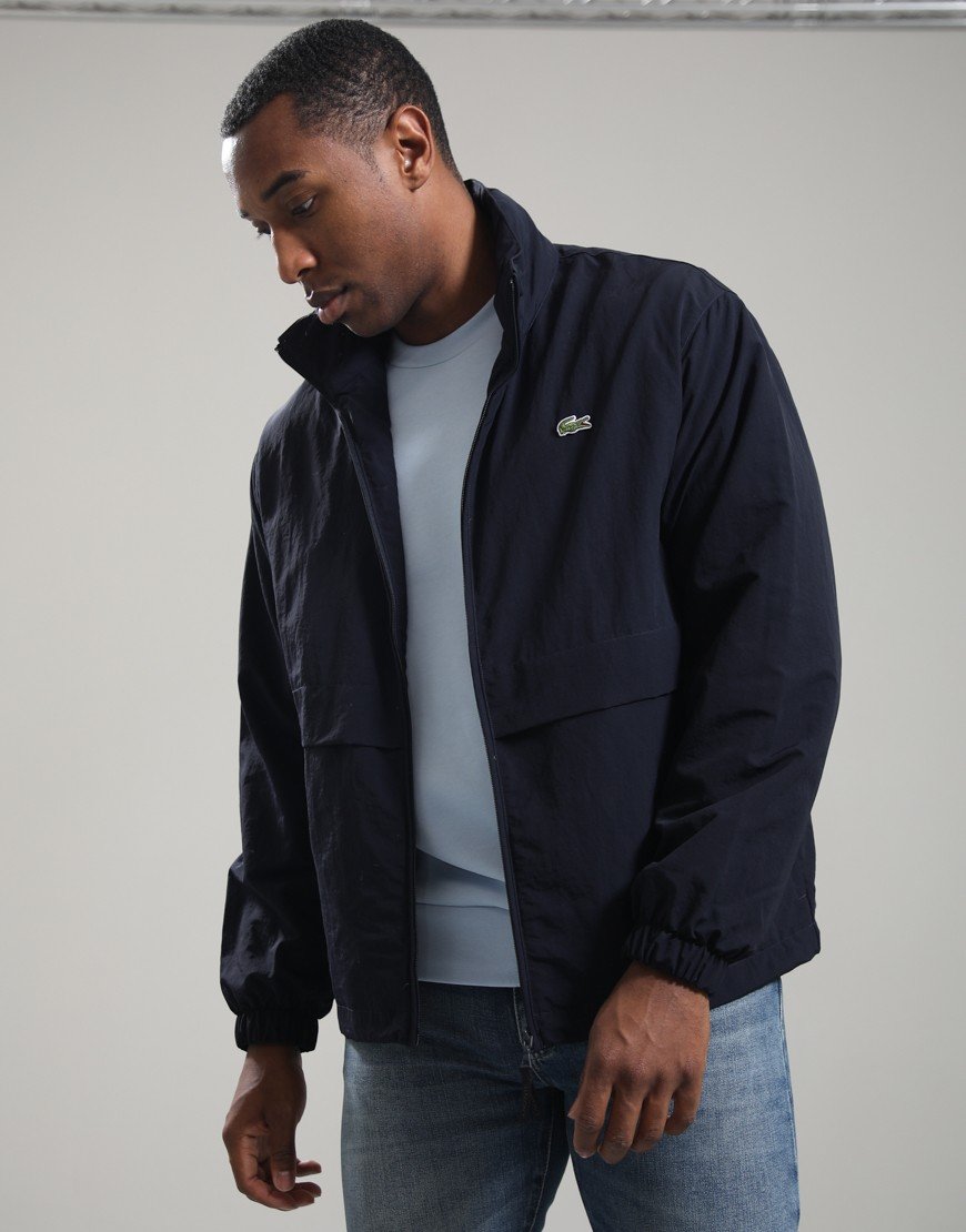 Lacoste Nylon Water-Repellent Jacket Abysm