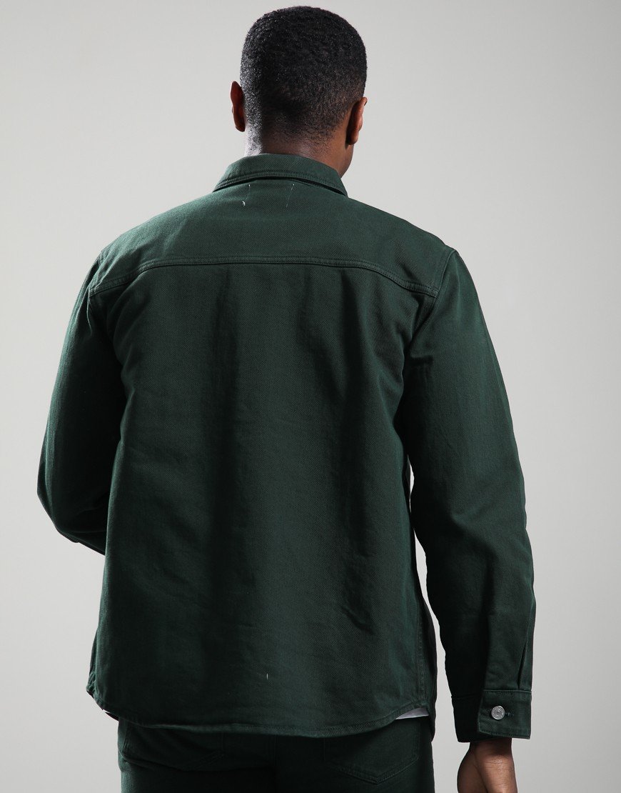 Lacoste Oversized Denim Overshirt Green