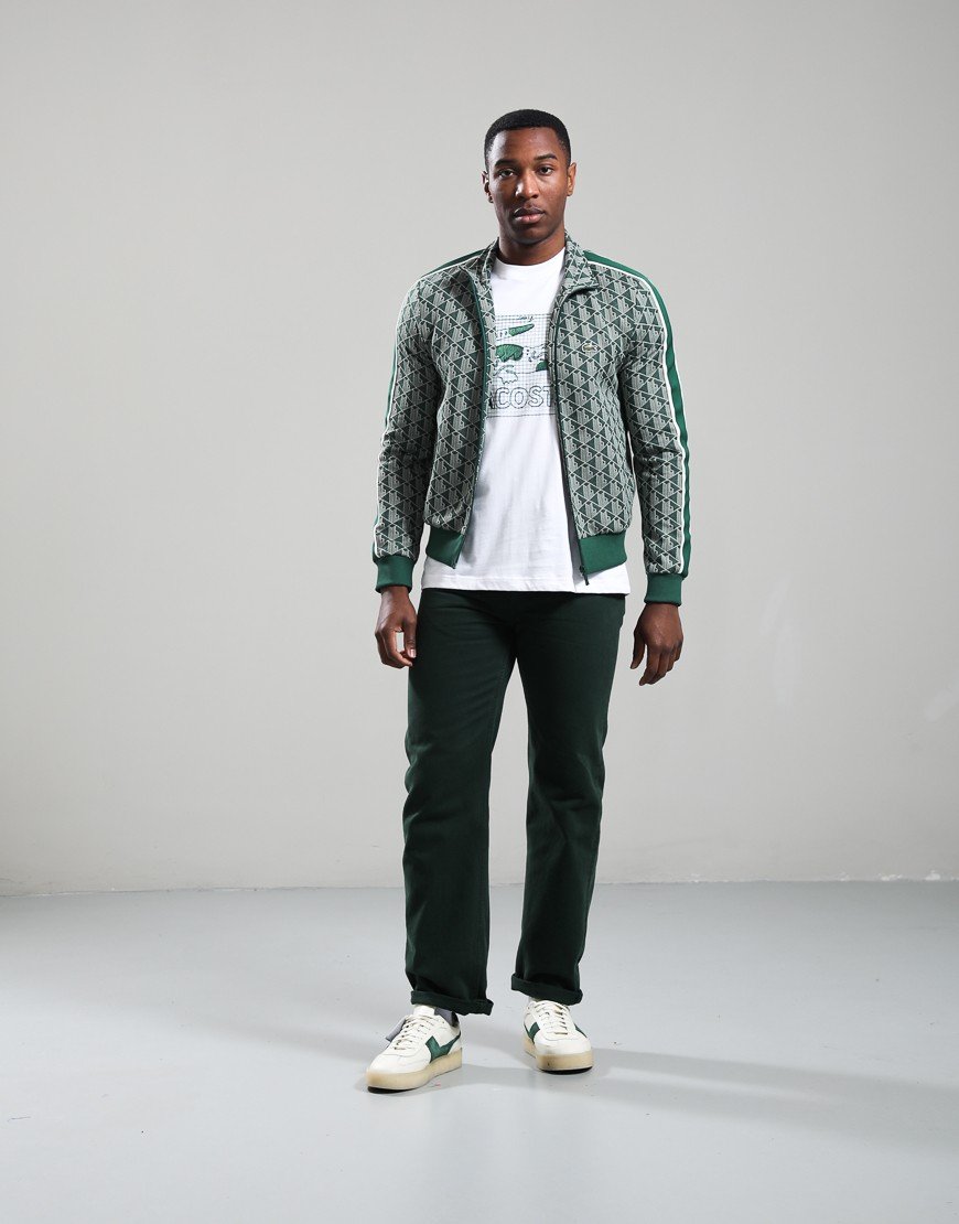 Lacoste Paris Jacquard Track Jacket Green