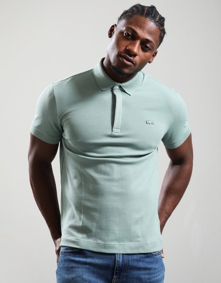 Lacoste Paris Pique Polo Shirt Pale Green