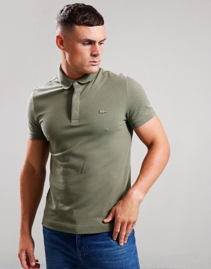 Lacoste Paris Polo Shirt Khaki