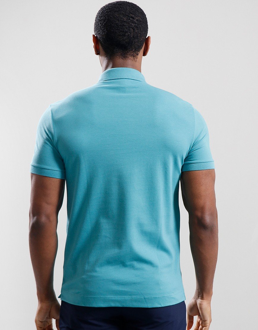 Lacoste Paris Stretch Cotton Polo Shirt Blue