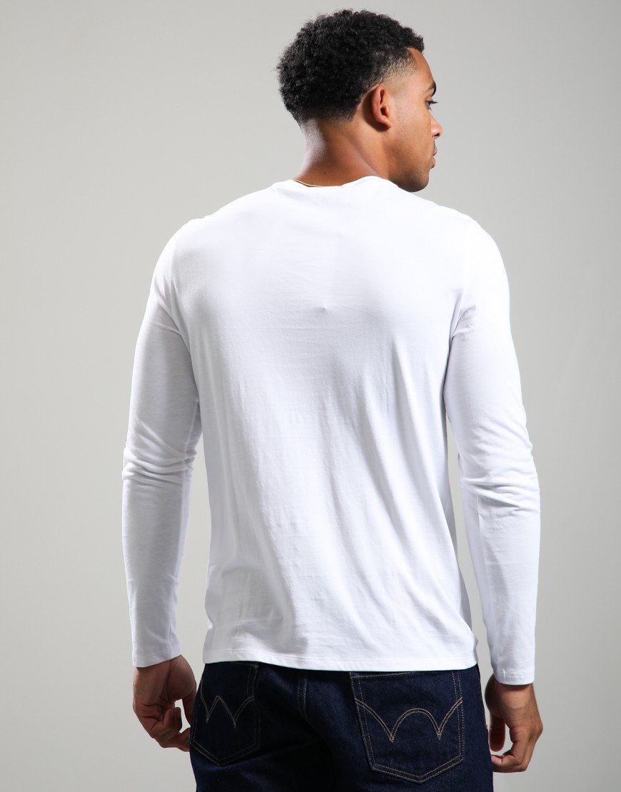 Lacoste Pima Cotton Long Sleeve T-Shirt White