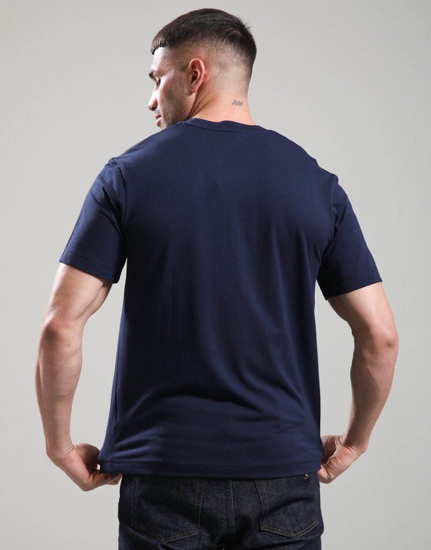 Lacoste Pima Cotton Pique T-Shirt Navy Blue