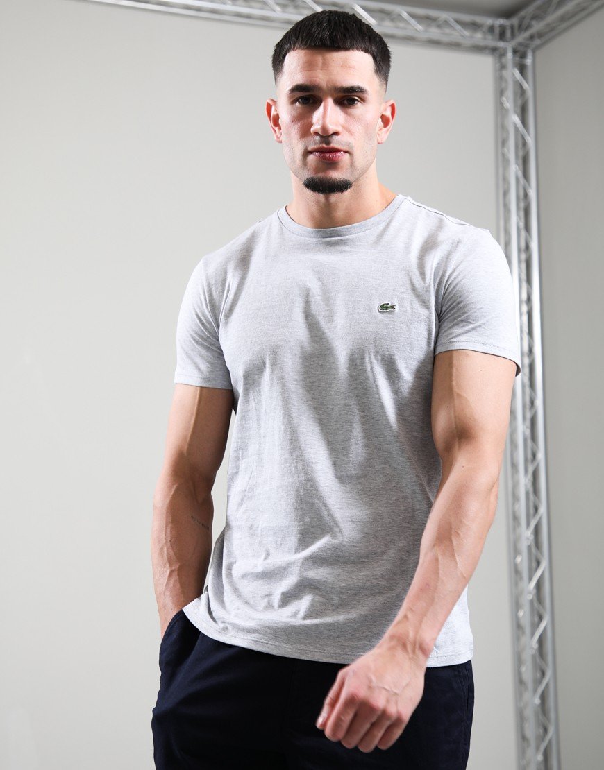 Lacoste Pima Cotton T-shirt Silver Chine