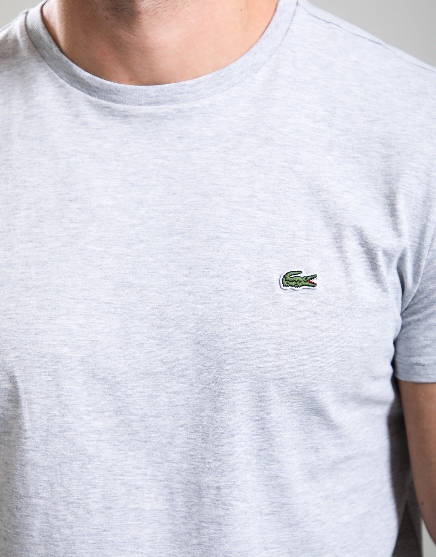 Lacoste Pima Cotton T-shirt Silver Chine